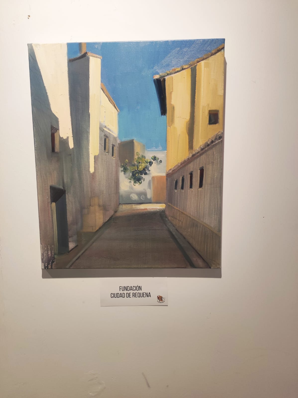 Pintura tercer premio XXXI concurso pintura aire libre Requena